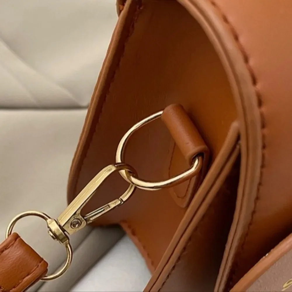 Kreative PU-Leder Damen Umhängetasche Leichtgewichtige Verstellbare Riemen Damen Schultertasche Multifunktionale Messenger-Tasche Reise – Detail 9
