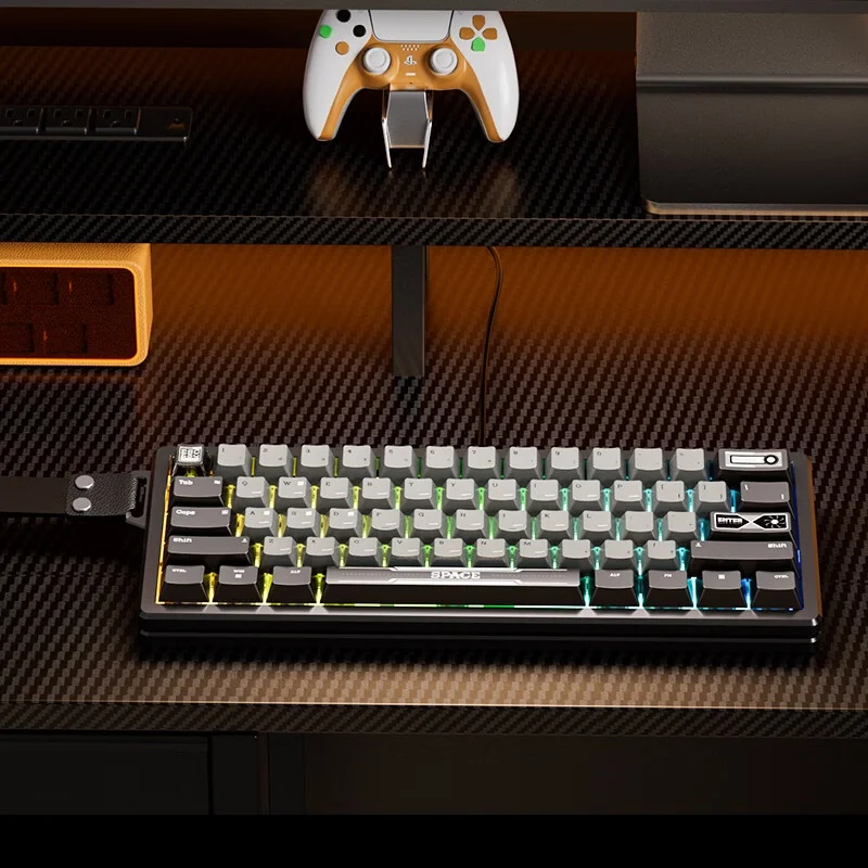 Jamesdonkey NV60 Magnetic Axis Mechanical Gaming Keyboard Full Aluminum CNC Ultra Low Latency For Professional PC Gamers