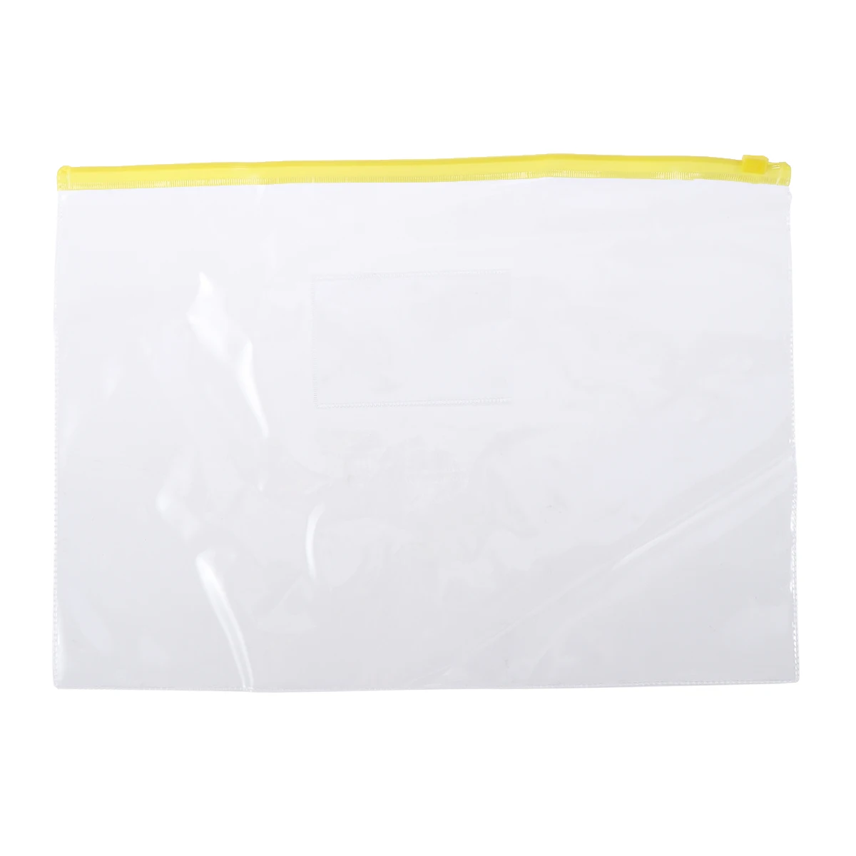 

40pcs A5 Pvc File Pockets 24X18Cm Clear Waterproof Zipper Document Organizer Portable File Bag For Papers Phones