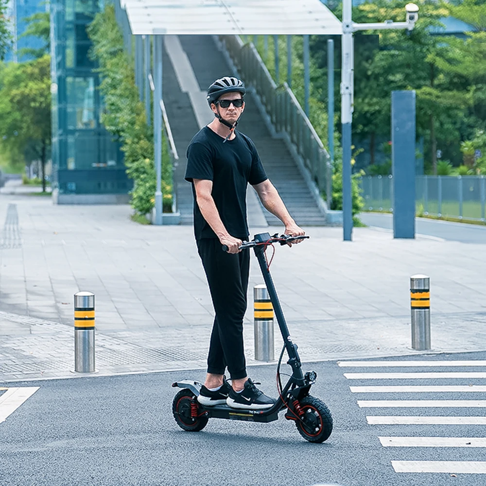 IScooter i10 Pro Elektroroller 800W Motor E-Scooter 48V15AH Hochleistungs-Lithiumbatterie unterstützt APP-App, Höchstgeschwindigkeit 45KM/H, maximale Reichweite 60KM, 10 Zoll Luftreifen, brandneu, original, direkt ab Werk. – Detail 14