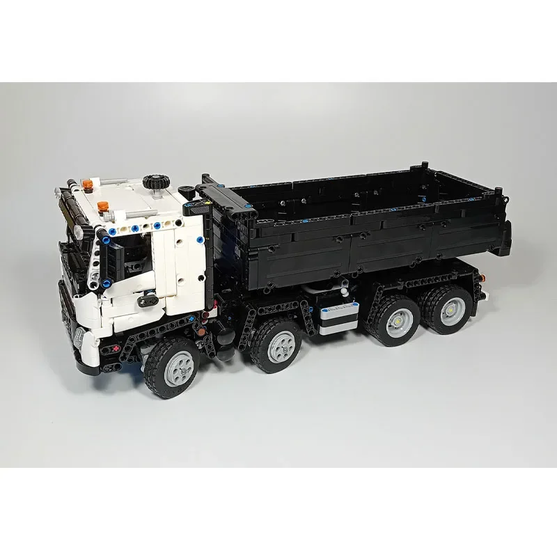 MOC-197897 Classic New Cargo Transport Truck Trailer Building Blocks Model, 2057 Parts, Birthday Toy Gift for Boys and Children