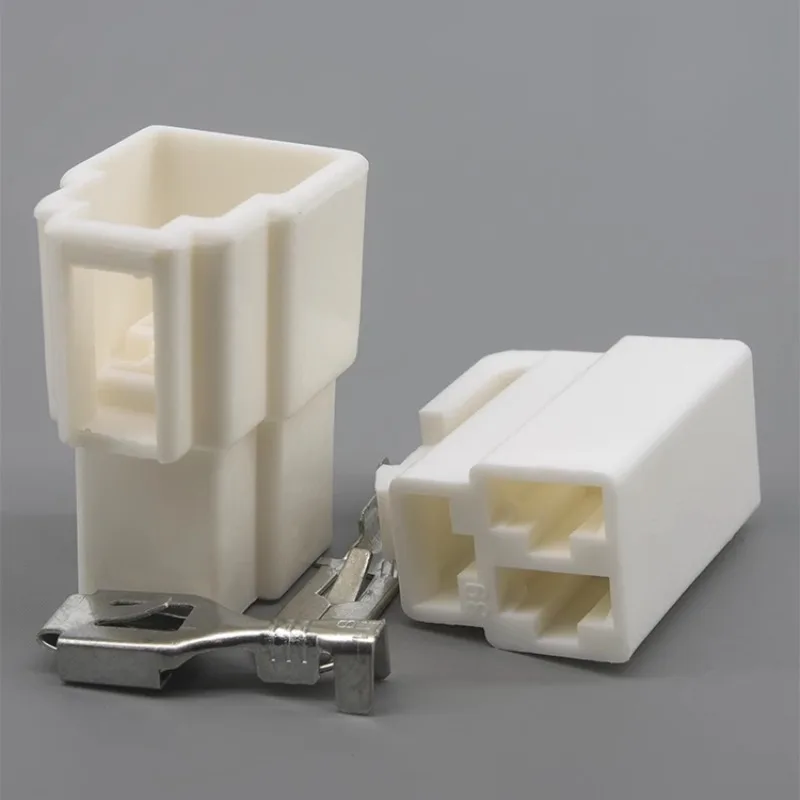 63091Z Automotive Connector 3P Automotive Connector Terminal Plastic Case Plug Spring High Flame Retardant 6.3 Male and Female