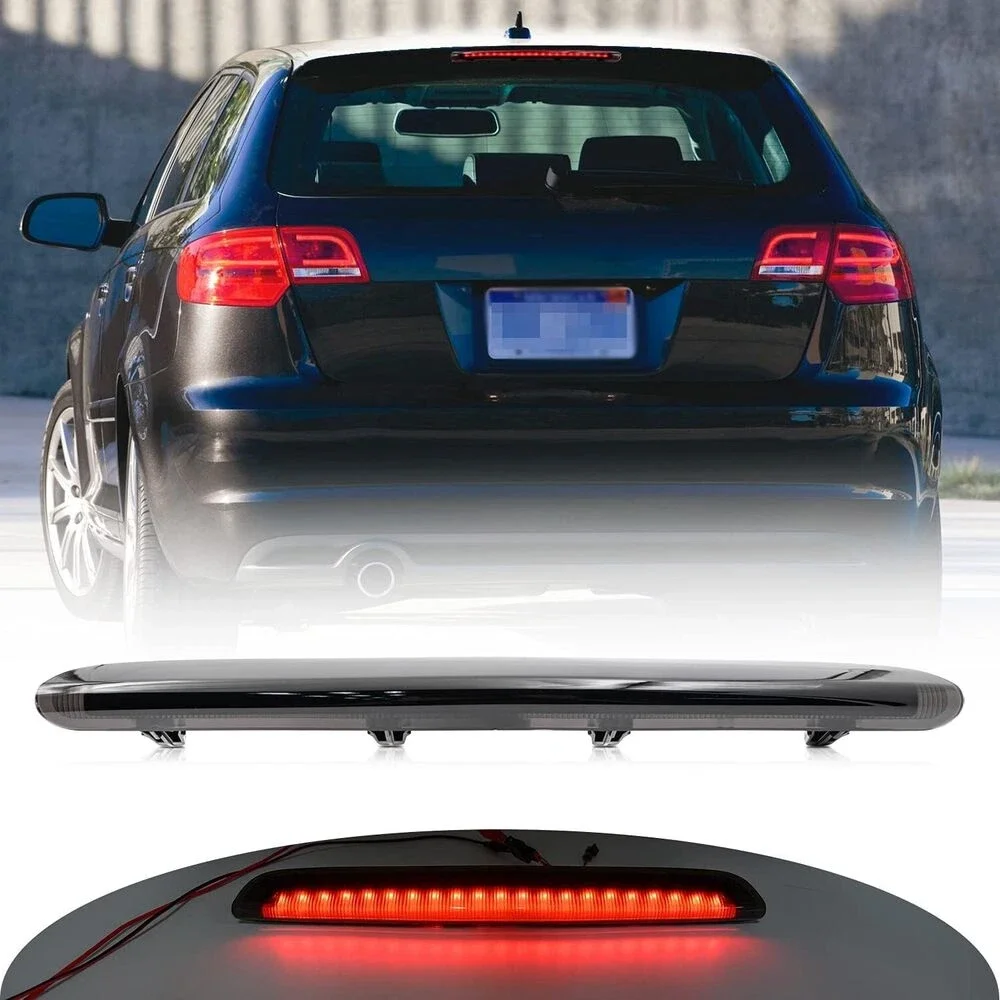 

Красный/черный третий фонарь высокого уровня 8P4945097C задний стоп-сигнал третий стоп-сигнал для Audi A3 Sportback S3 RS3 2004-2012