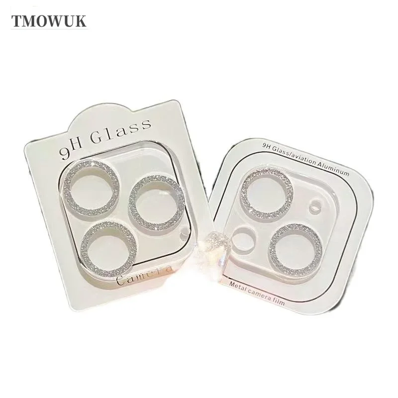 Premium Diamond Glitter Case For Camera Lens And Screen Of IPhone 16 15 14 Pro Max Plus 13 12 11 Pro Max Mini