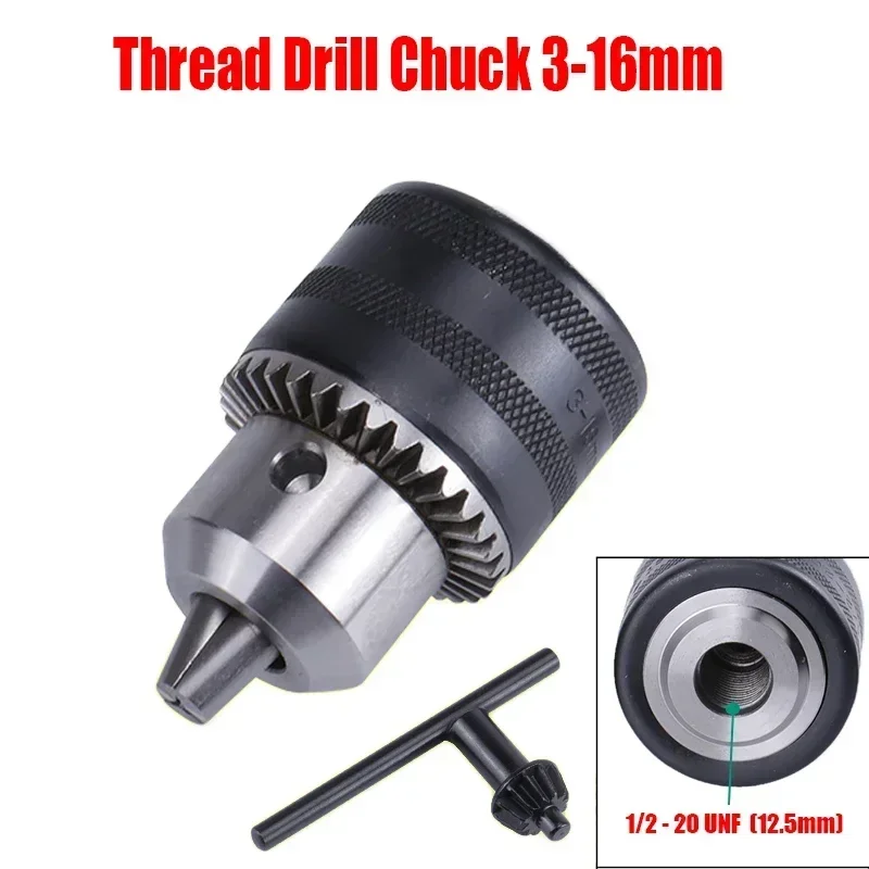 SDS Plus Chuck & Adapter Convert Hammer Drill Impact Driver Screwdriver Into Electric Drill 1/2\