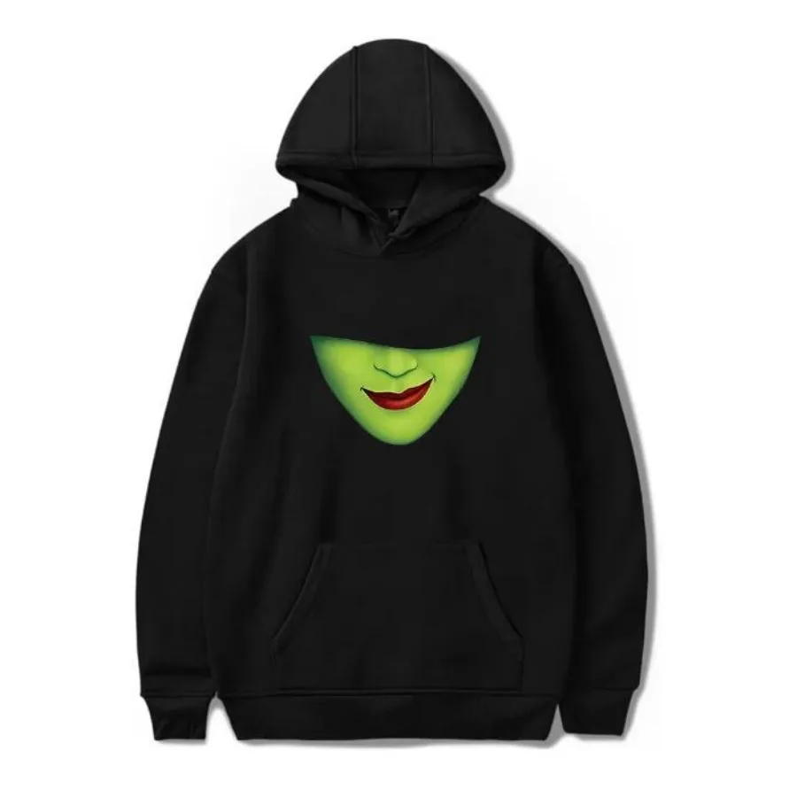 WICKED The Musical Elphaba Funny Hoodie Hip Hop Graphic Sweatshirt Poleron Hombre Unisex Streetwear Harajuku Tracksuit