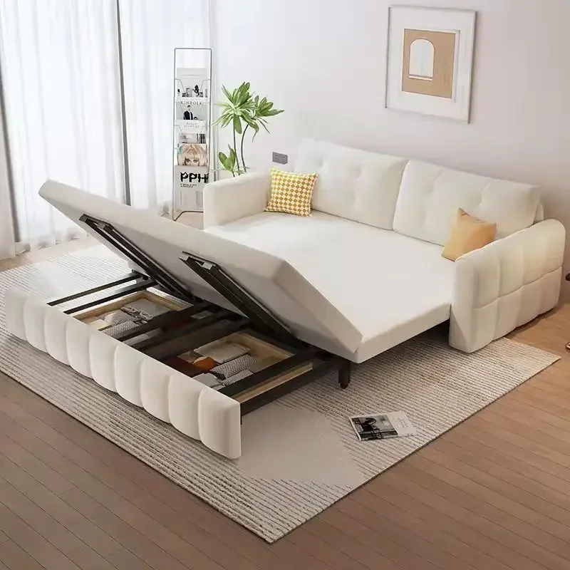 

Luxury Folding Sofa Bed Armchair Accessories Leisure Sofa Sets natural minimalist Elegant Muebles Para El Hogar Home Furniture