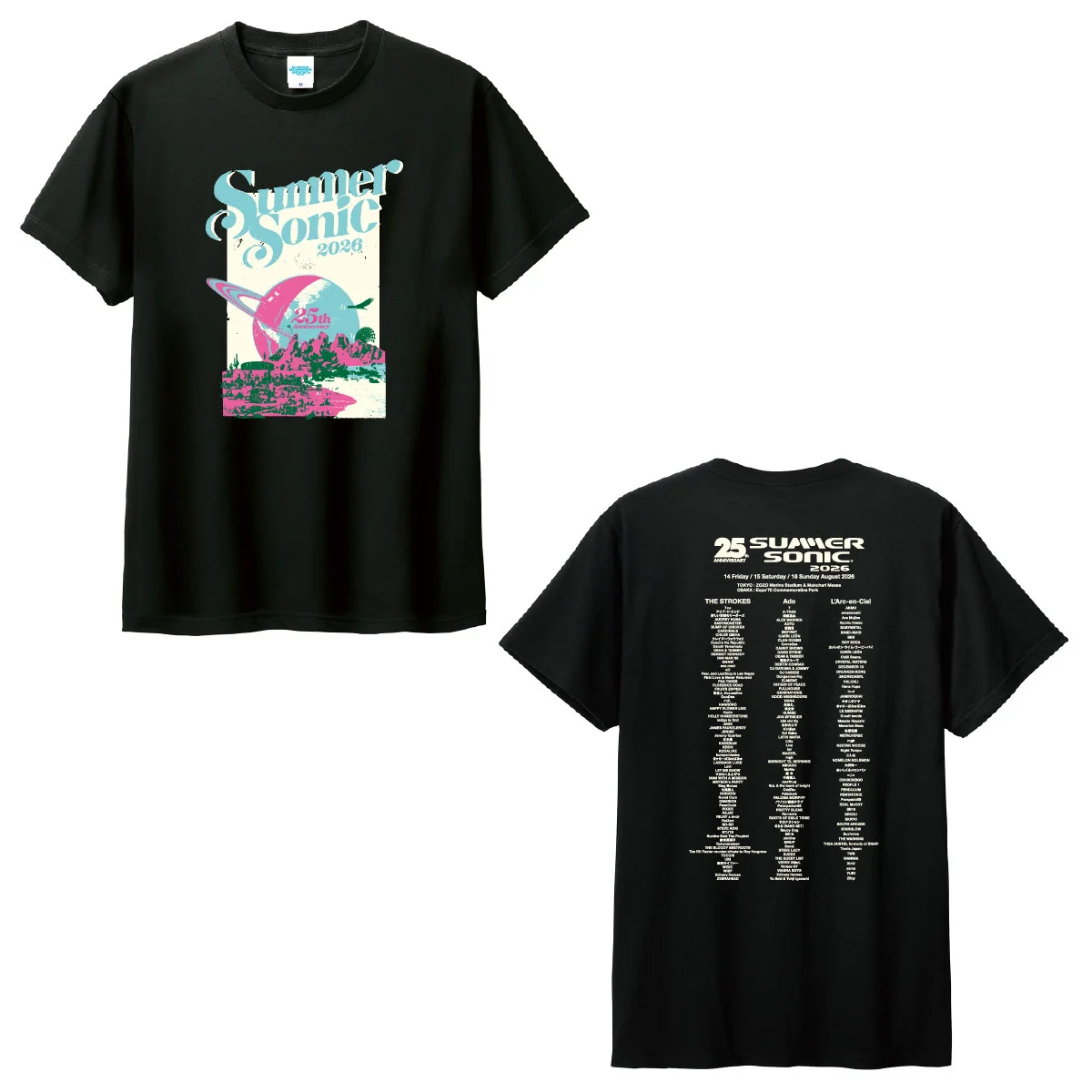 2026 summer rock music festival new men's T-shirt comfortable, breathable, high-quality, suitable for fans to wear