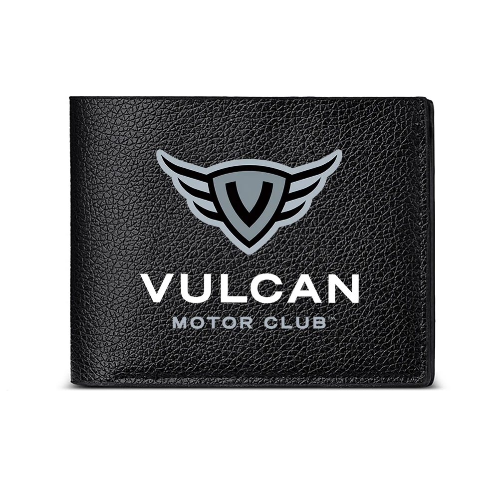 Vulcan Motor Club Wing Shield Logo Men's Wallet Card Holder Casual Business Fashion Design