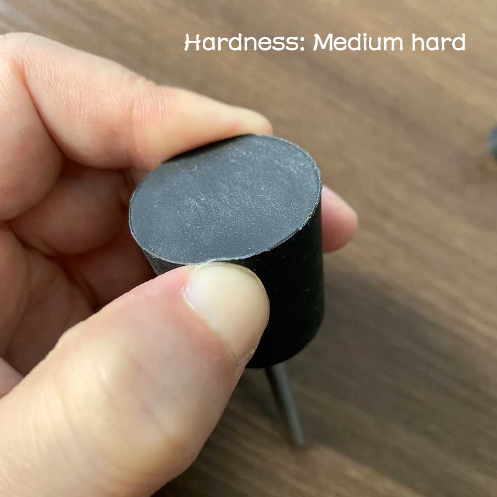 Rubber Bases for Mold Mirror Polishing Dia 5-30mm Stick Sandpaper Tin Foil Polishing Cloth-Rough Mirror-Finish Grinding for Die