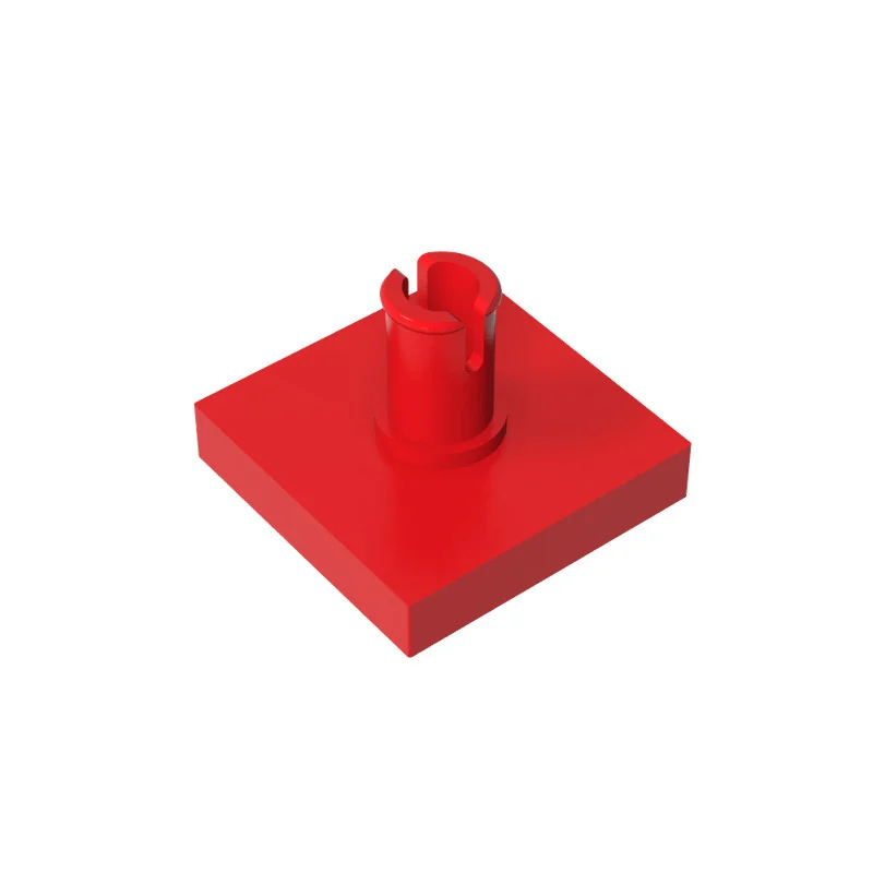 10 peças 2460 telha modificada 2x2 com pino bloco de construção acessórios moc compatíveis com tijolo crianças brinquedos caixa de presente