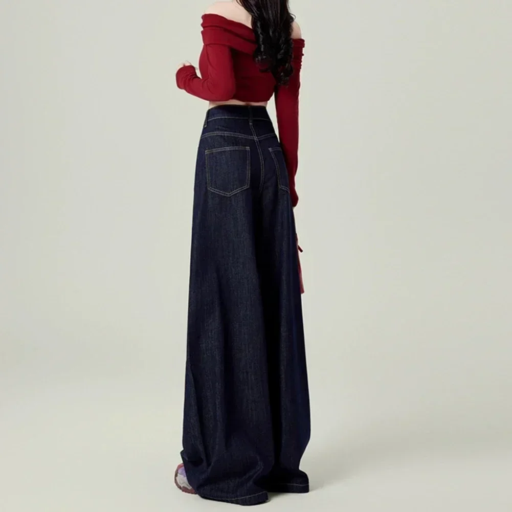 Basique femmes jean taille haute pantalons décontractés sorties décontractées S 2XL flambant neuf état usage quotidien élasticité microélasticité