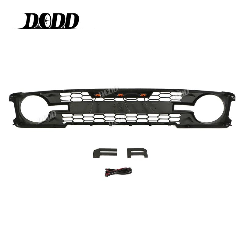 2022 Other Exterior Accessories Front Grille With Three Amber Led  Lights FIT FOR FORD BRONCO