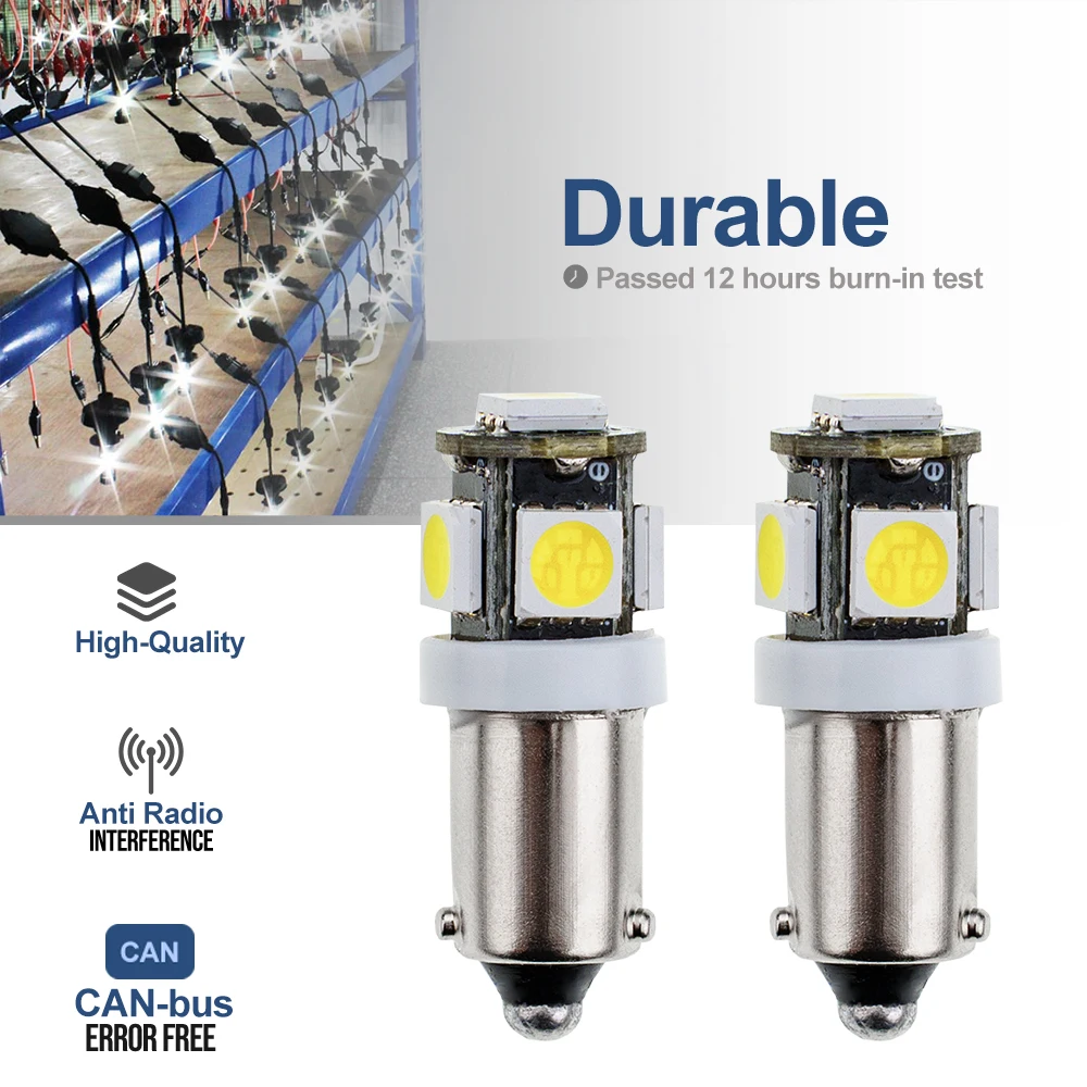 ل 2009-2015 BMW X1 E84 نماذج السقف البانورامية الكهربائية الداخلية الأبيض الخلفي القراءة مصابيح كهربائية BAX9S H6W 64132