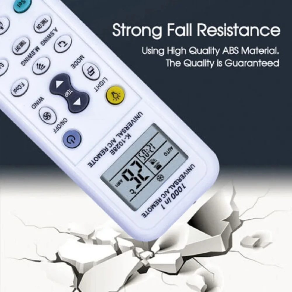MRSVI Universal A/C Air Conditioning Remote Control K1028E Air Con ALL MAJOR BRANDS LCD DGS