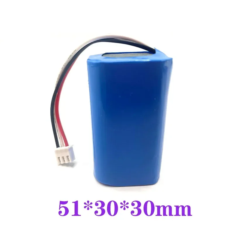 14500 7.4V 2S2P 2000mAh with BMS Lithium-ion Battery for Toys Remote Control Cars Singing Machines Radios Small Speakers