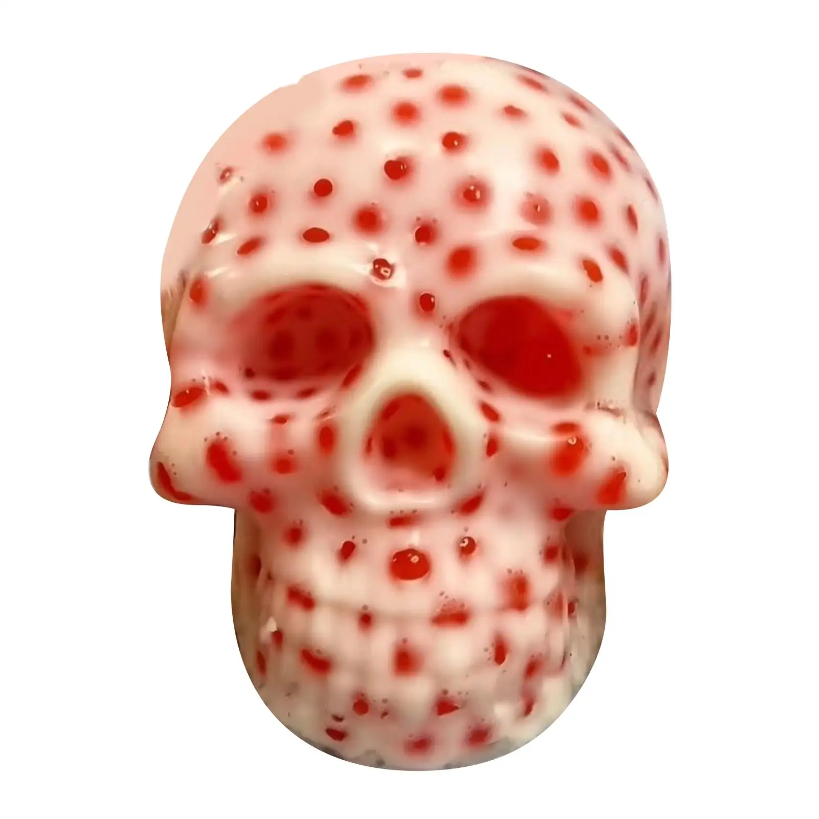 1pcs Skull Pimple Popper Toy Pimple Popping Sensory Squeeze Toys Reusable Fun Sensory Fidget For ADHD & Anxiety Relief Games