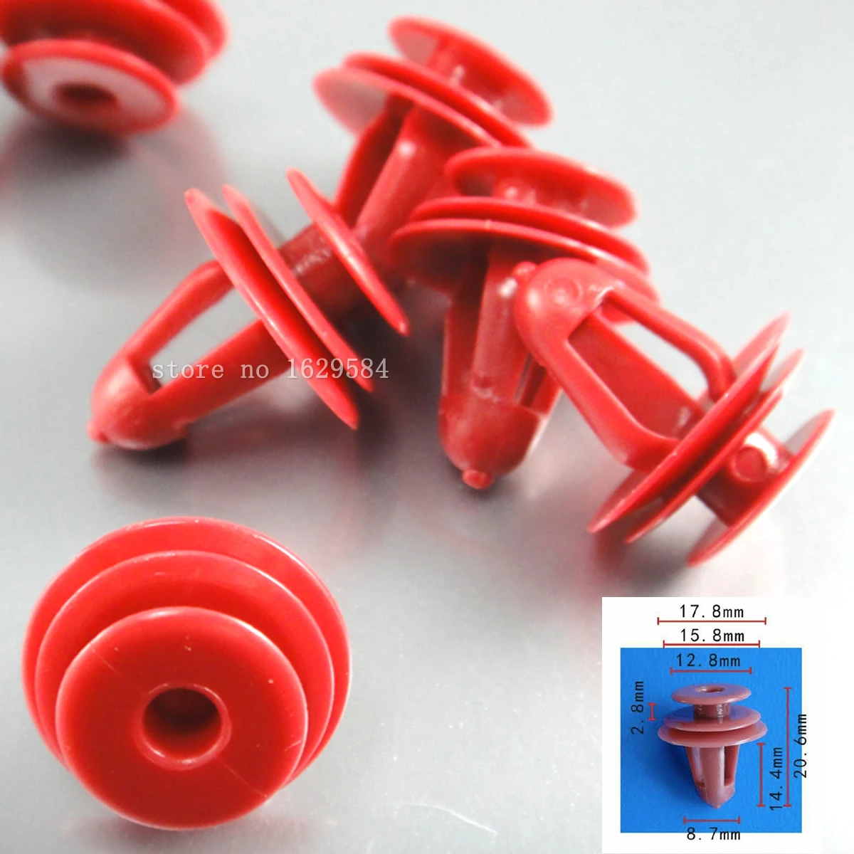 

100 Pcs Front Rear Door Trim Board Clips Nylon Retainer 30006620 Case For Toyota Corolla 4Runner 6777112050 6777112050 30006620