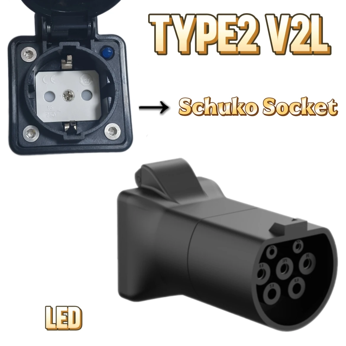 JINGYUType2 ΠΠ΄Π°ΠΏΡΠ΅Ρ ΡΠ°Π·ΡΡΠ΄Π½ΠΎΠ³ΠΎ ΡΡΡΡΠΎΠΉΡΡΠ²Π° EVSE IEC62196 Π½Π° 220 Π, 16 Π, 3500 ΠΡ, ΡΠ½ΠΈΠ²Π΅ΡΡΠ°Π»ΡΠ½ΡΠΉ/ΡΠΎΠ·Π΅ΡΠΊΠ° Schuko, Π΅Π²ΡΠΎΠΏΠ΅ΠΉΡΠΊΠΈΠΉ ΡΠΈΠΏ 2 V2L JINGYUType2 ΠΠ΄Π°ΠΏΡΠ΅Ρ ΡΠ°Π·ΡΡΠ΄Π½ΠΎΠ³ΠΎ ΡΡΡΡΠΎΠΉΡΡΠ²Π° EVSE IEC62196 Π½Π° 220 Π, 16 Π, 3500 ΠΡ, ΡΠ½ΠΈΠ²Π΅ΡΡΠ°Π»ΡΠ½ΡΠΉ/ΡΠΎΠ·Π΅ΡΠΊΠ° Schuko, Π΅Π²ΡΠΎΠΏΠ΅ΠΉΡΠΊΠΈΠΉ ΡΠΈΠΏ 2 V2L