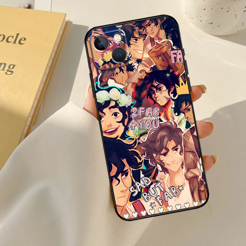 Cartoon Movie P-Percy Jackson Case For iPhone 11 12 13 14 15 Pro Max Mini XS Max XR X 7 8 Plus SE 2020 Back Cover Phone Case