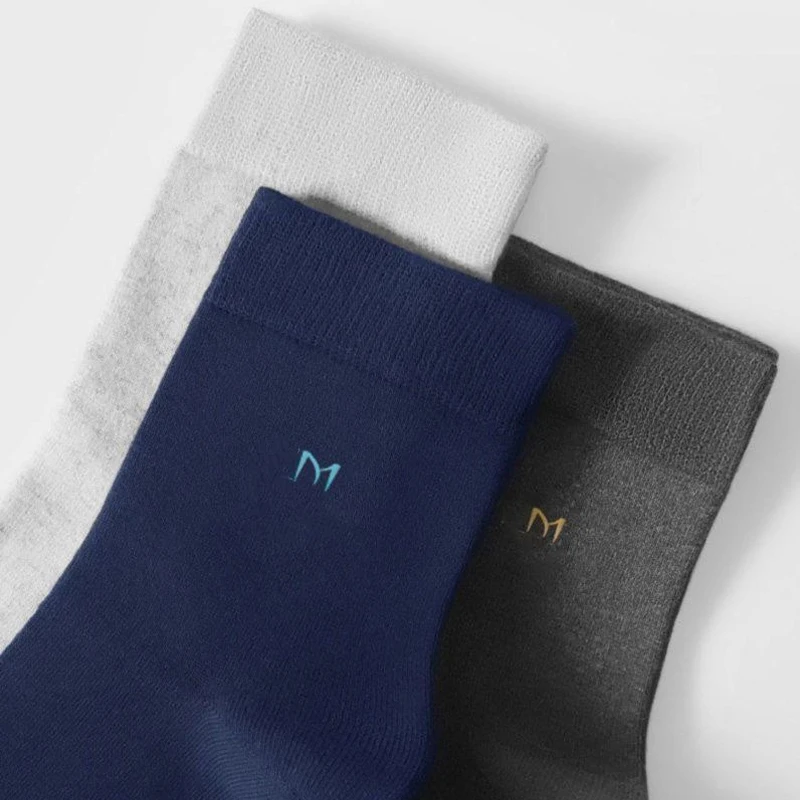 M Letter Style Couple Mid Tube Socks Versatile for Commuting Lightweight Formal Wear Elastic Breathable One Size Fits All Socks