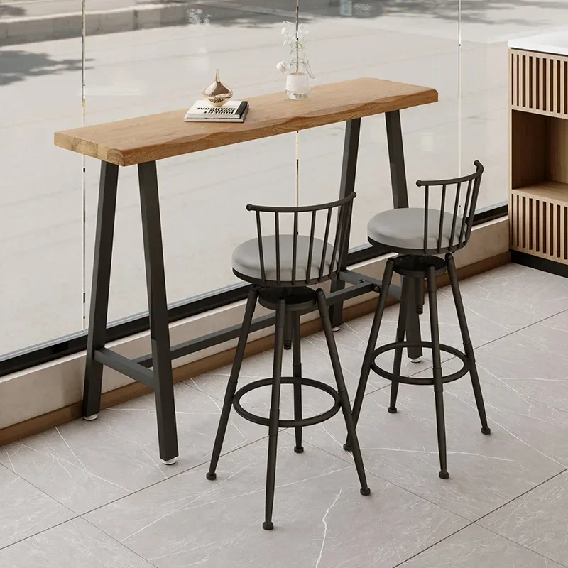mesa-de-bar-moderna-de-madera-maciza-para-uso-comercial-ligero-con-juego-de-sillas-taburete-alto-informal-y-sencillo-para-balcon-montado-en-la-pared-largo-b435817