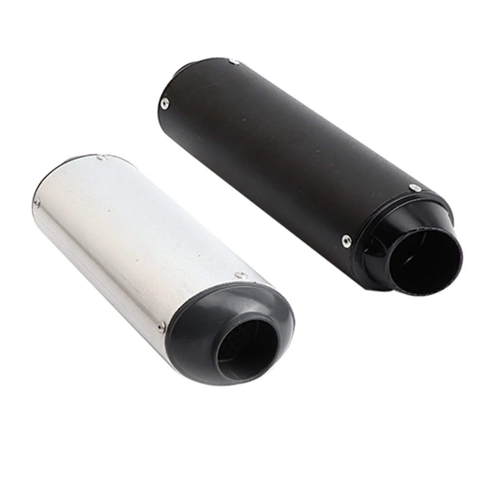 38mm  Motorcycle Exhaust Muffler Tip Pipe for 125 150 160cc Dirt Pit Bike ATV black Grey Kayo BSE