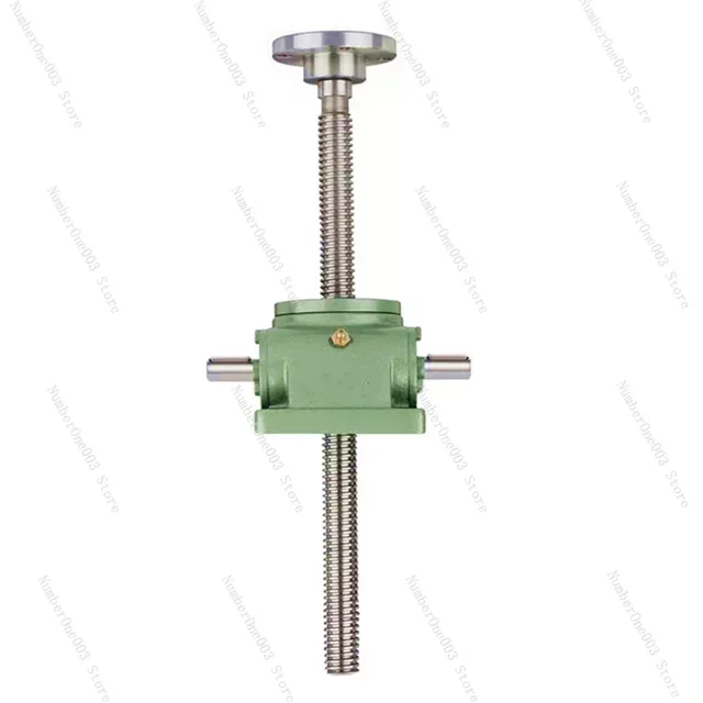 Stroke 800mm Worm Gear SWL15 Worm Elevator Lead Screw Jack Hand Screw Reducer