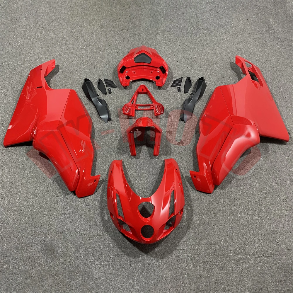 Motorcycle Fairing Kit Fit For 749 749S 999 999S 2003 2004 Single Seat Bodywork Set High Quality Abs Injection Bright Red