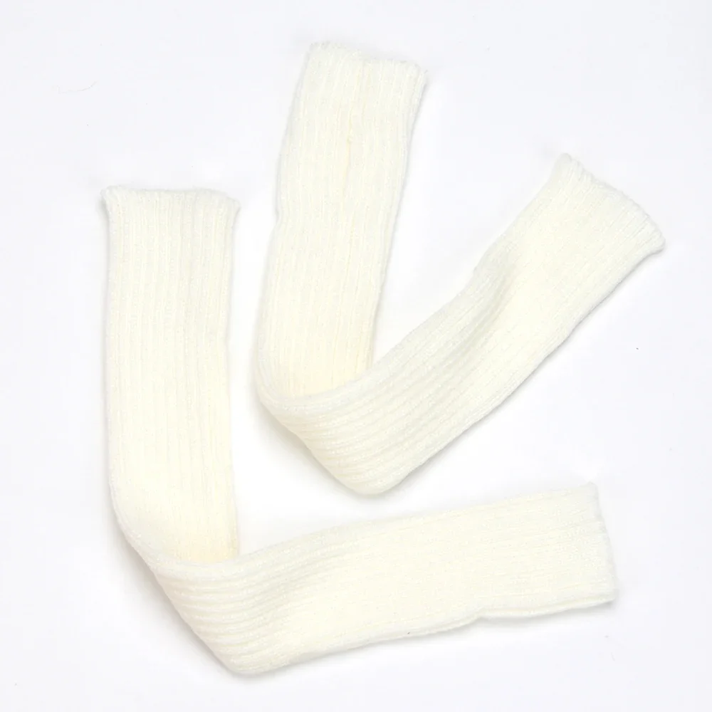 2025 جديد 52 سنتيمتر المرأة متماسكة أكمام أذرع تبريد اليابانية الأبيض الأسود القوطي Kawaii طويلة أصابع قفازات للفتيات Harajuku اكسسوارات #6