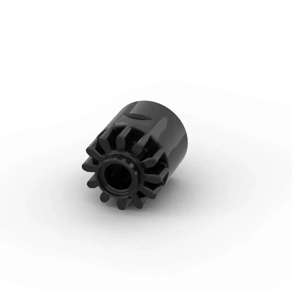 MOC 10PCS Part Bricks 3590 Gear 12 Tooth With Clutch Building Blocks Set High-Tech Wheel Particle DIY Toy Children Birthday Gift
