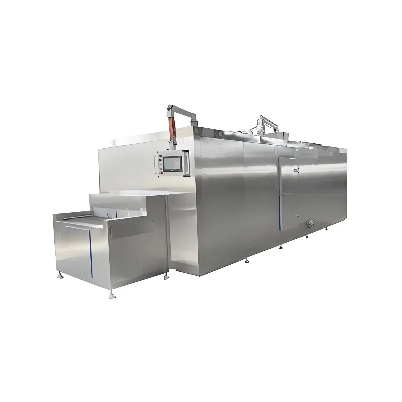 Hot Sale for Commercial Cryogenic Liquid Nitrogen Flash Food Vegetable Fish French Fries IQF Tunnel Freezer