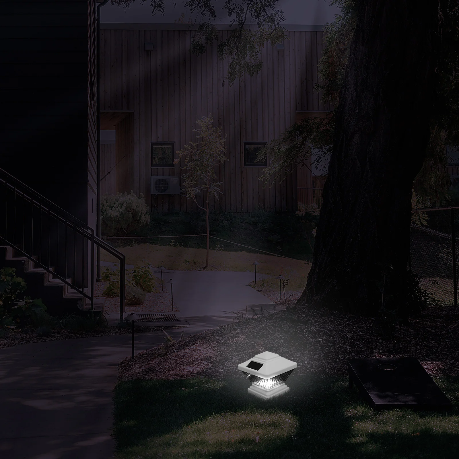 آخر ضوء مقاوم للماء سياج آخر أضواء الشمسية عمود مصباح لحديقة فناء سطح السفينة مسار سياج أضواء الشمسية ديكور