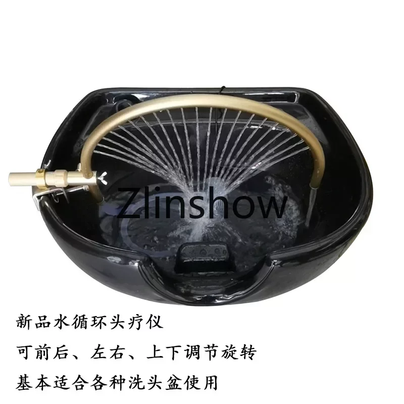Silla de champú para salón de belleza, masajeador de cabeza para circulación de agua, medicina china, cama móvil especial para Spa