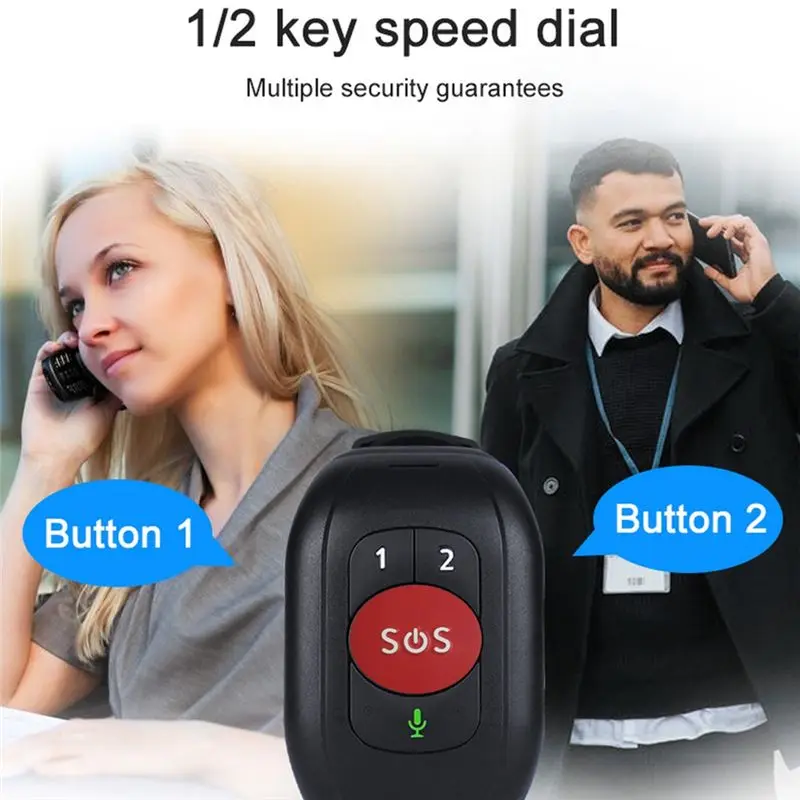 AT69 Sale Elderly 4G SOS Watch GPS Tracking Wristband Bracelet Emergency Alarm GPS Tracking Heart Rate Blood Pressure Monitor-B