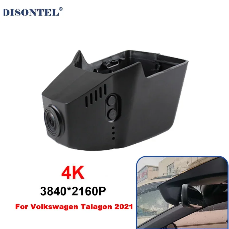 

4K 2160P HD Wifi Dashcam Novatek Video Recorder For Volkswagen Talagon 2019 2020 2021 By APP Control Support 24H Parking monitor