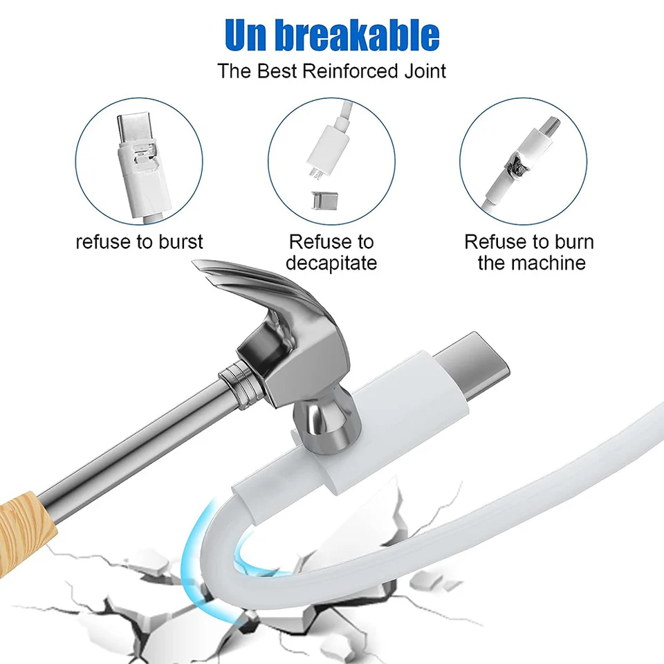 Cable PD 60W USB C a USB Type C de carga rápida y datos para iPhone 15 15Pro Huawei Samsung Xiaomi, línea de datos negro blanco 1M 2M 3M 3