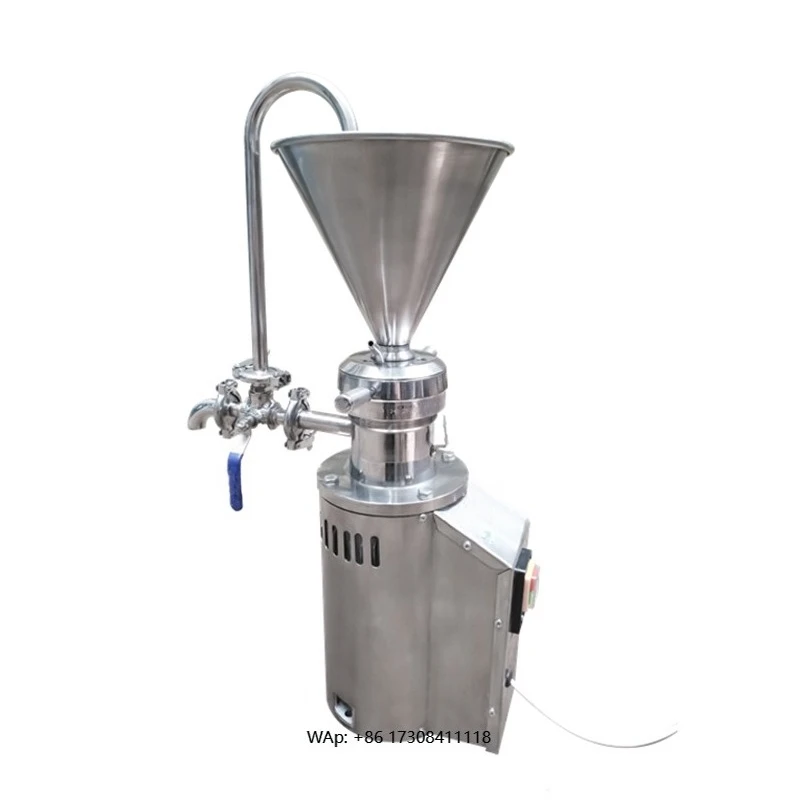 Molinos para frutos secos, semillas de girasol, molinos para maíz, molinos emulsionantes, bombas de molienda coloidal, acero inoxidable 304/316L 50-500kg/h