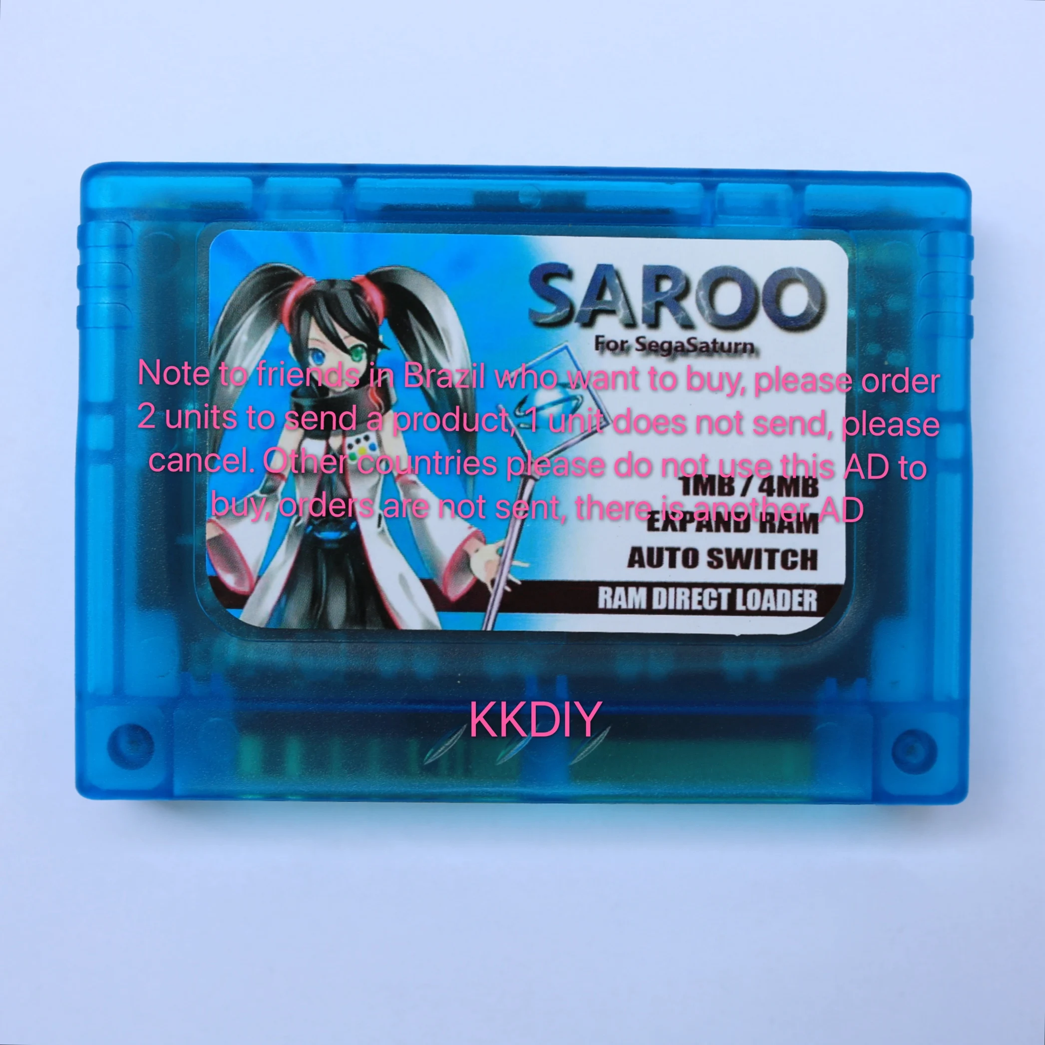 

NEW SAROO for Brazil-Console do sega Saturn, Jogo Retro, 1.37 Ver SS, Everdrive