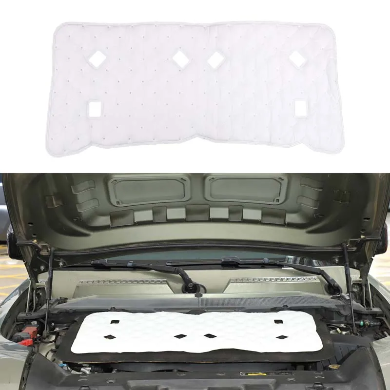 

Car Engine Hood Cabin Sound Heat Insulation Cotton Soundproofing Cover For Land Rover Defender 2020-2025 Auto Accessories