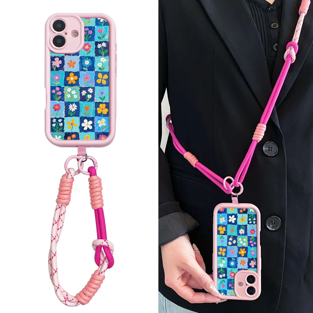 2025LanyardCaseforSamsungA56 36 26 16 06 15 55 35 25 54 34 24 73 53 21 71 51 31 72 52 32 14 13 12 17 07 Crossbody قلادة غطاء