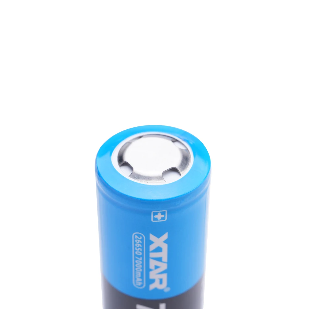 XTAR 26650 10 A 7000 mAh geschützter Li-Ionen-Akku mit hoher Kapazität