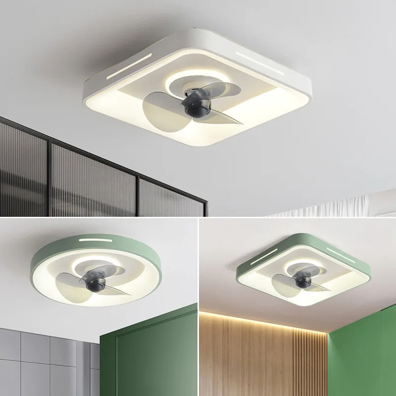 360° Rotate Modern Ceiling Fans For Home Fan With LED Light And Control Bedroom Decoration Fixture Electric Lamp 3 in 1 220 v