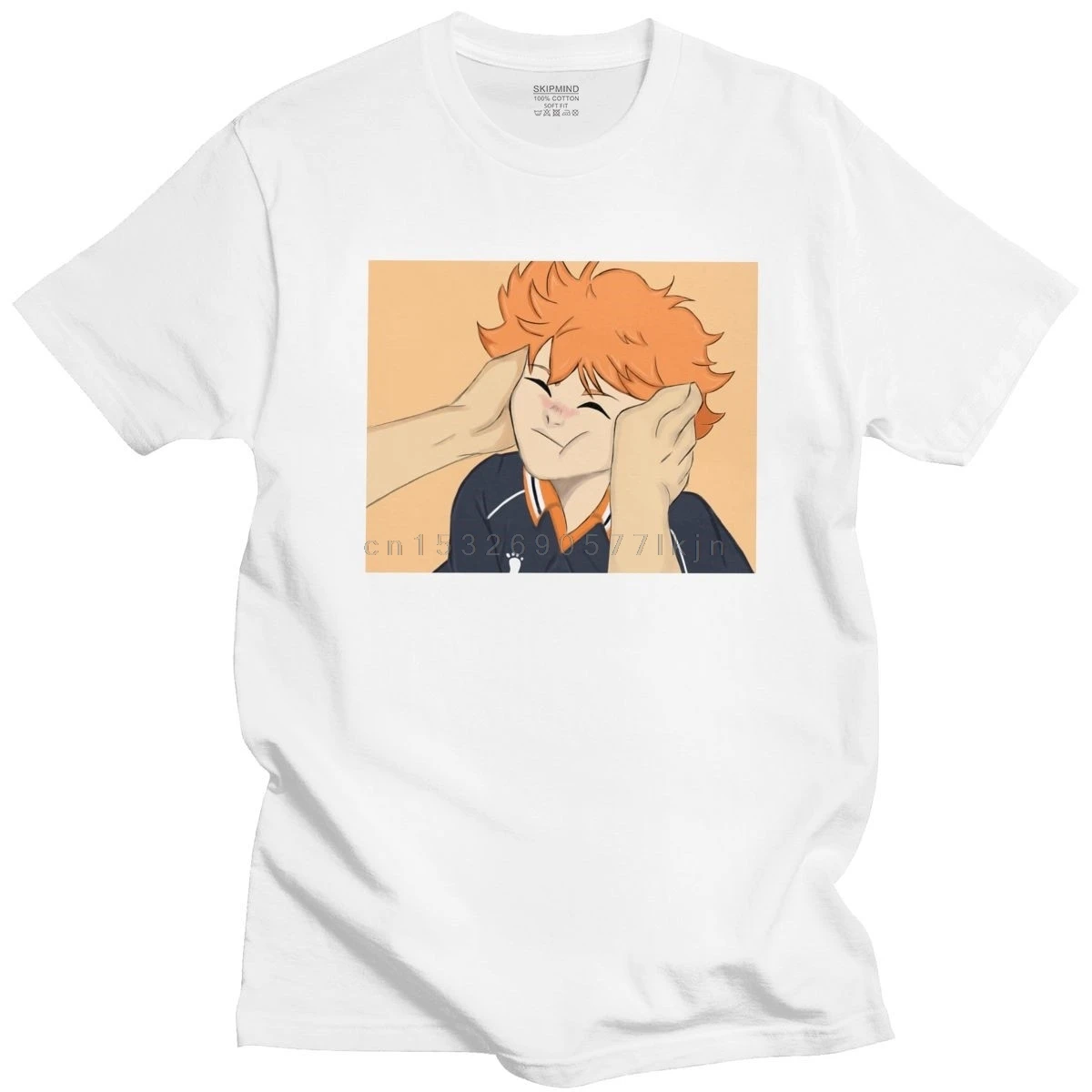 Cool Male Volleyball Anime Haikyuu T-Shirts Short Sleeves Crewneck Cotton Tshirt Printed Squishy Hinata Tee Shirts Clothes Gift