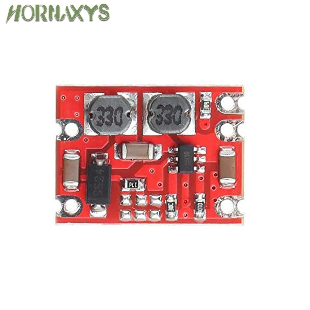 1-10pcs S09 DC-DC Automatic Buck Boost Power Module Step Up and Down Board Input 3V-15V Output 3.3V 5V Electronic DIY PCB