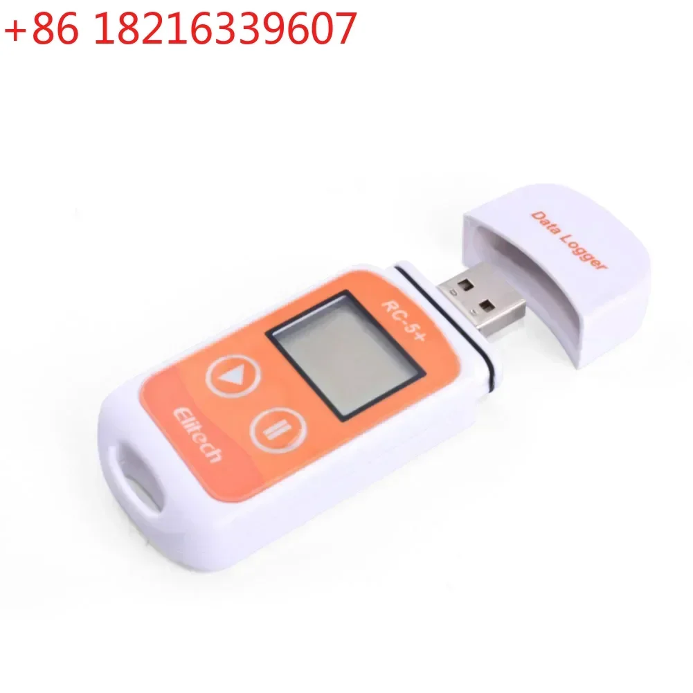 YAO Elitech RC-5+ PDF USB Temperature Data Logger Reusable Recorder 32000 Points For Refrigeration, Cold Chain Transport