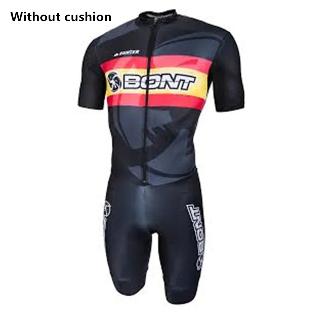 

BONT racing Skinsuit Men’s speed Inline Roller Skate skinsuit Fast skating triathlon clothing ciclismo skating jumpsuit Cycling