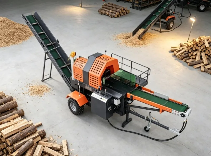 Hot Sale Hydraulic Wood Splitter with 4-Way Wedge: Efficient 30-Ton Firewood Processing for Tractor Mounting