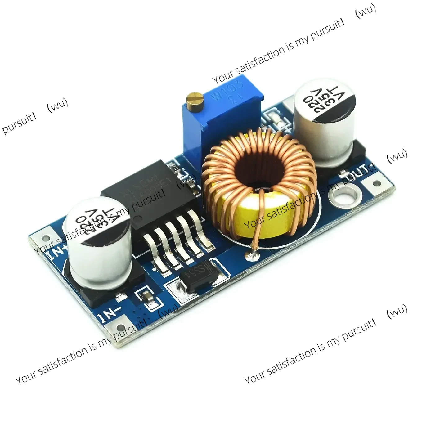 

Suitable for 5A dc-dc XL4005 adjustable step-down module 5~ 32v high power 96% high efficiency far more than