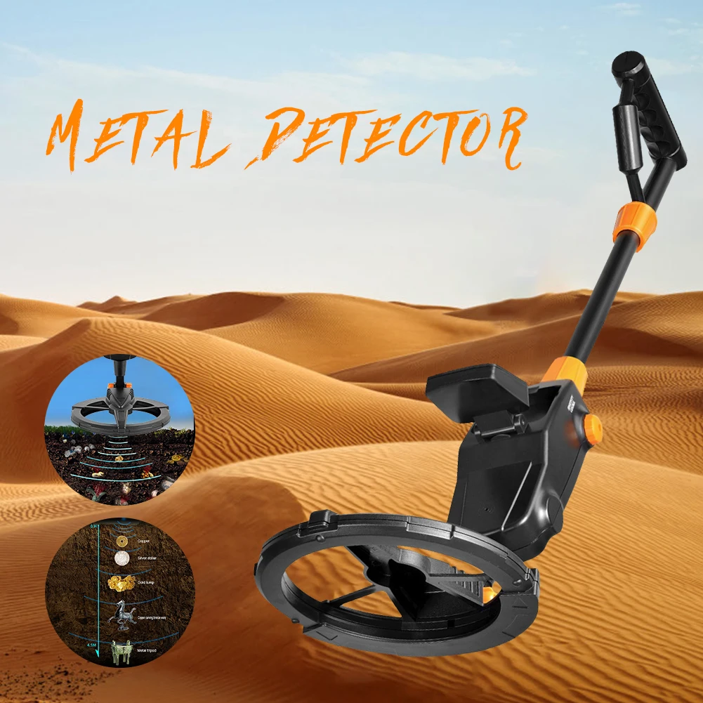 MD1008A LCD Gold Metal Detector  Detecting Digger Treasure Underground Sensitive Search Coil Main Unit Metal Detector